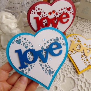 Робота Стильні валентинки з блиском