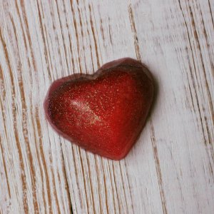 Работа Мыло "Сердце - камень"