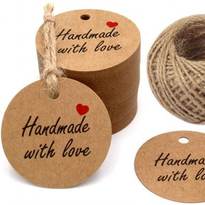 Робота Бірки ярлики для готових виробів Зроблено з любовью