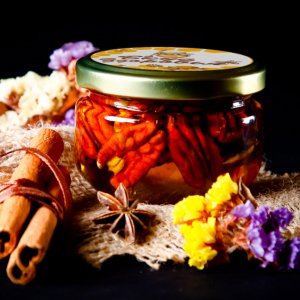 Работа Пекан в меде / Орехи в меде / пекан с медом / Мед