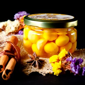 Работа Макадамия в меде / Орехи в меде / макадамия с медом