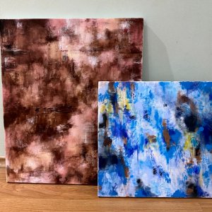 Работа Абстрактная картина "Душа" (S)