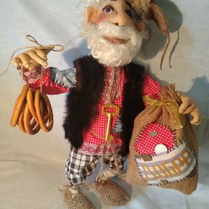 Робота Інтер'єрна текстильна лялька