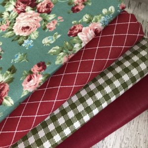 Работа Набор хлопчатобумажной ткани для рукоделия из 4 шт.