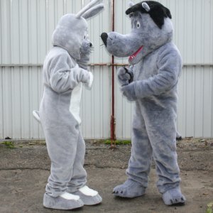 Работа ростовые куклы  волк и заяц