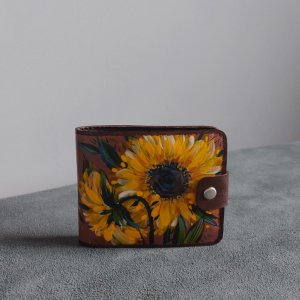 Работа кошелек подсолнечник