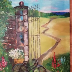 Робота Картина "Літня прогулянка",