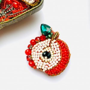 Робота Брошка Яблуко