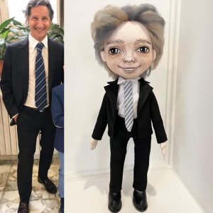 Работа Подарок врачу, кукла по фотографии