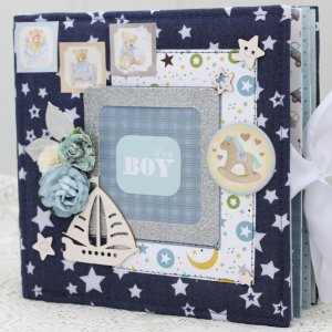 Работа Скрап альбом для мальчика на любой возраст 