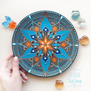 Работа декоративная тарелка ′Sun and Sea′