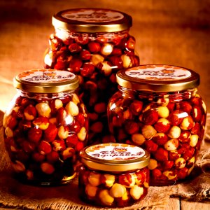 Работа Фундук в меде / Орехи в меде / Орехи с медом / Орехи с медом