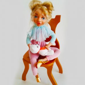 Робота Севенірная лялька. Інтер'єрна, колекційна лялька.