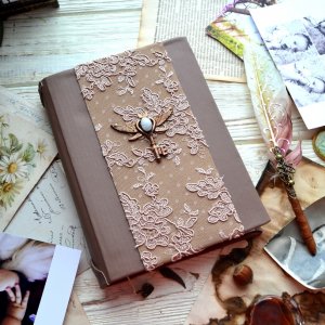 Работа Нежный блокнот в пастельных тонах