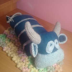 Работа Игрушка подушка (Бычок) символ года.