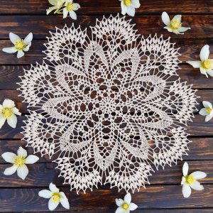 Робота Плетена серветка  КАЗКА