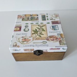 Работа Шкатулка для чая.