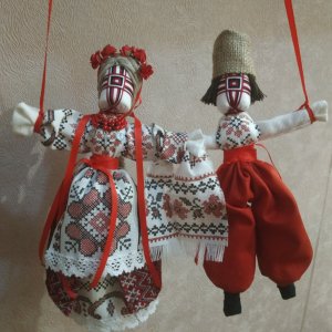 Работа Кукла-оберег Неразлучники