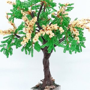 Работа Дерево из бисера  "Южное "