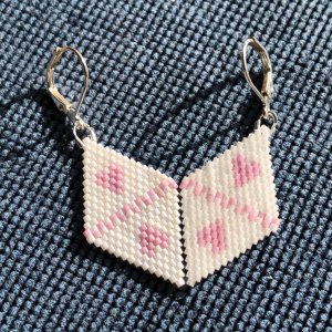 Работа Серьги "Love Card"