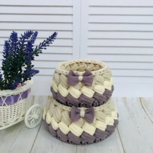 Робота Набір в'язаних кошиків