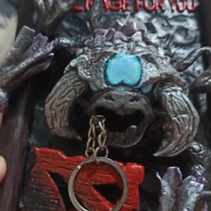 Работа Платиновый малыш Рошан + подарок - брелок с логотипомDota 2