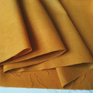 Работа Ткань для рукоделия горчица