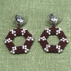 Работа Серьги "Шоколадка"