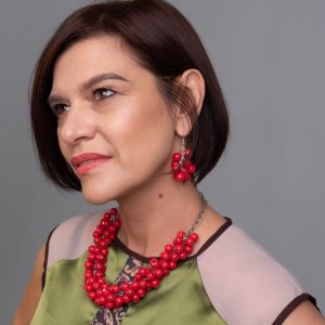 Работа "Россыпь калины".
