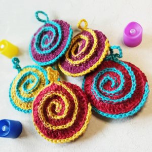 Работа Эко мочалка для лица