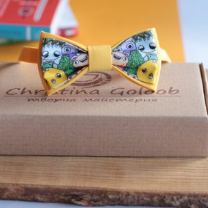 Робота Метелик дитячий жовтий подвійний