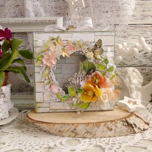 Работа Весенняя открытка-тоннель