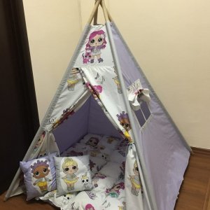 Работа Вигвам ЛОЛ Вигвам с куклой лол