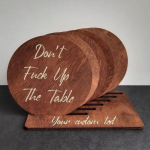 Работа Подставки под горячее с холдером