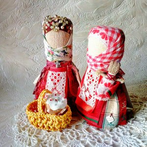 Работа Кукла мотанка на Пасху