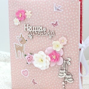 Работа Фотоальбом для новорожденной  девочки на 200 фотографий