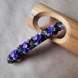 Робота Фіолетова шпилька автомат, велика шпилька для волосся