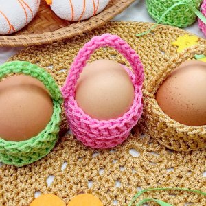 Работа Мини - корзины для Пасхальных яиц