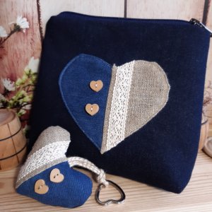 Работа Комплект-косметичка и брелок