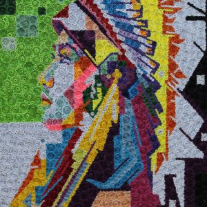 Работа Картина "Индеец"