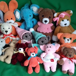 Работа Детские игрушки, вязаные игрушки ручной работы