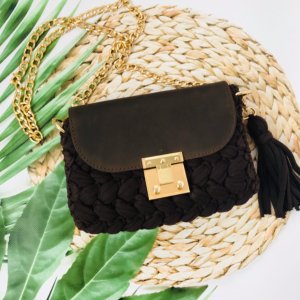 Робота В'язана сумка кроссбоді