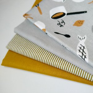 Робота Набір тканини для рукоділля 4 шт. кухня