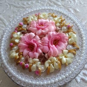 Работа Шкатулка "Аромат чайной розы"