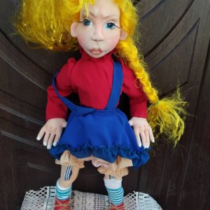 Робота Інтер'єрна текстильна лялька НІКОМУ НЕ здрастє