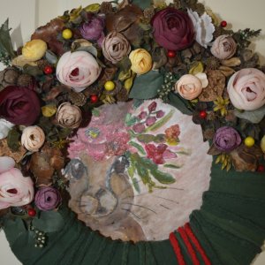 Робота Пасхальная композиция с кроликом, великодній декор