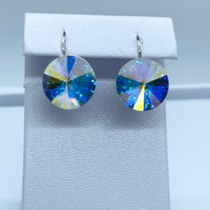 Работа Серебряные серьги Св @ ровск