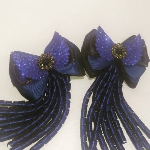 Работа Бантики на зажимах "спиральки"