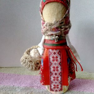 Работа Пасхальная кукла мотанка