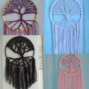 Робота Древо життя, панно, макраме